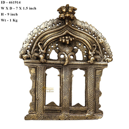 Brass Prabhavali Temple Design Frame Wall Hanging Home Décor by vendor-unknown - Decor (View 5)