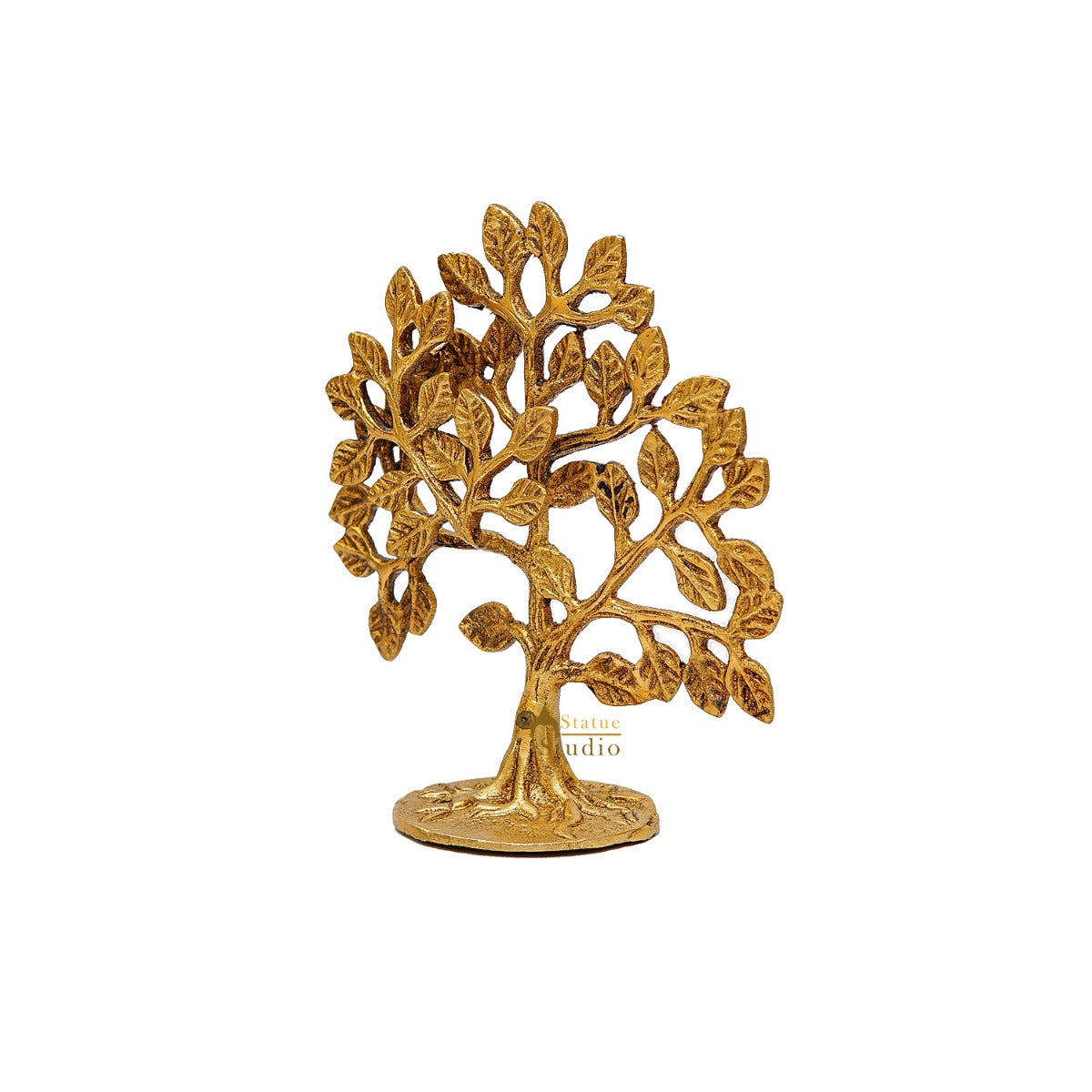 Brass Small Tree Showpiece For Lucky Home Vastu Décor Gift - Image 5