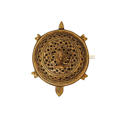 Brass Antique Peacock Dhoop Dani Loban Burner For Pooja Room Décor Gift by vendor-unknown - Spiritual (View 5)