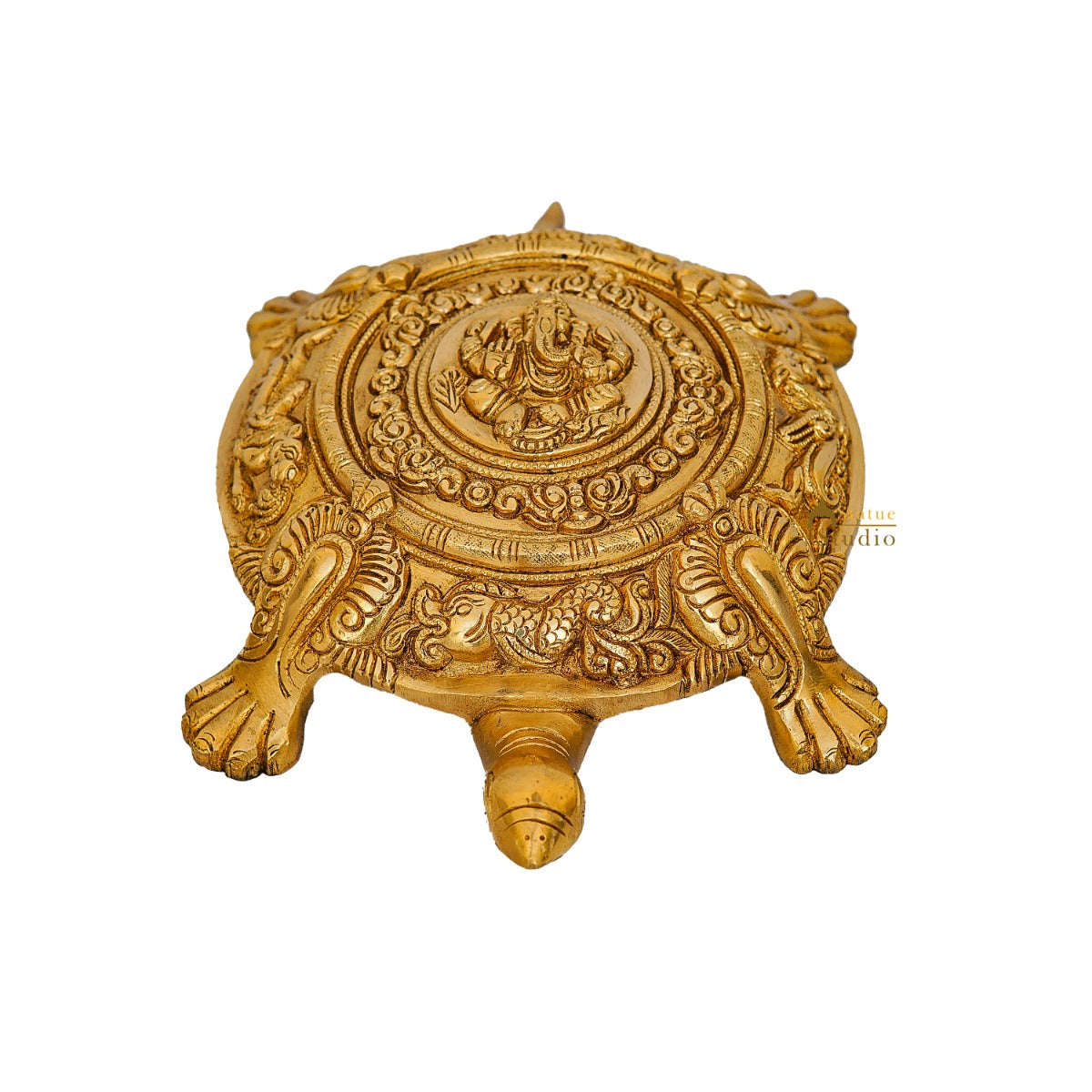 Brass Turtle Showpieces For Feng Shui Vastu Home Office Room Decor