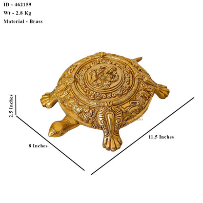 Brass Turtle Showpieces For Feng Shui Vastu Home Office Room Decor by vendor-unknown - Decor (View 6)