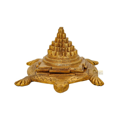 Brass Turtle Showpieces With Yantra For Feng Shui Vastu Home Office Room Decor by vendor-unknown - Decor (View 3)