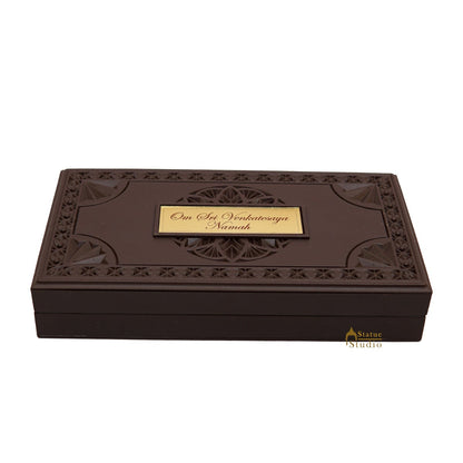 Lord Balaji Venkateshwar  Wooden Charan Paduka Diwali Pooja Gift Decor Box by vendor-unknown - Spiritual (View 6)