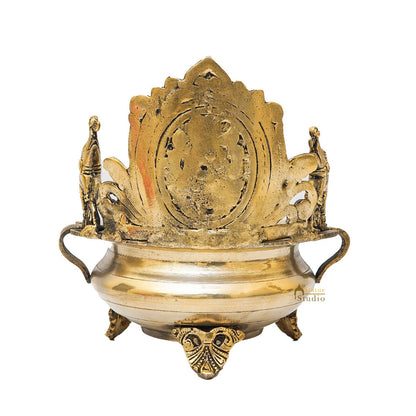 Brass Lakshmi Urli Bowl For Home Diwali Decor Gifting Showpiece by vendor-unknown - Decor (View 8)