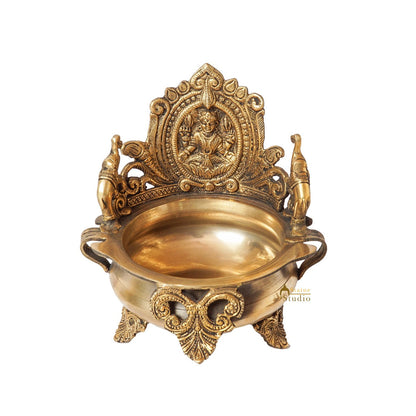 Brass Lakshmi Urli Bowl For Home Diwali Decor Gifting Showpiece by vendor-unknown - Decor (View 5)