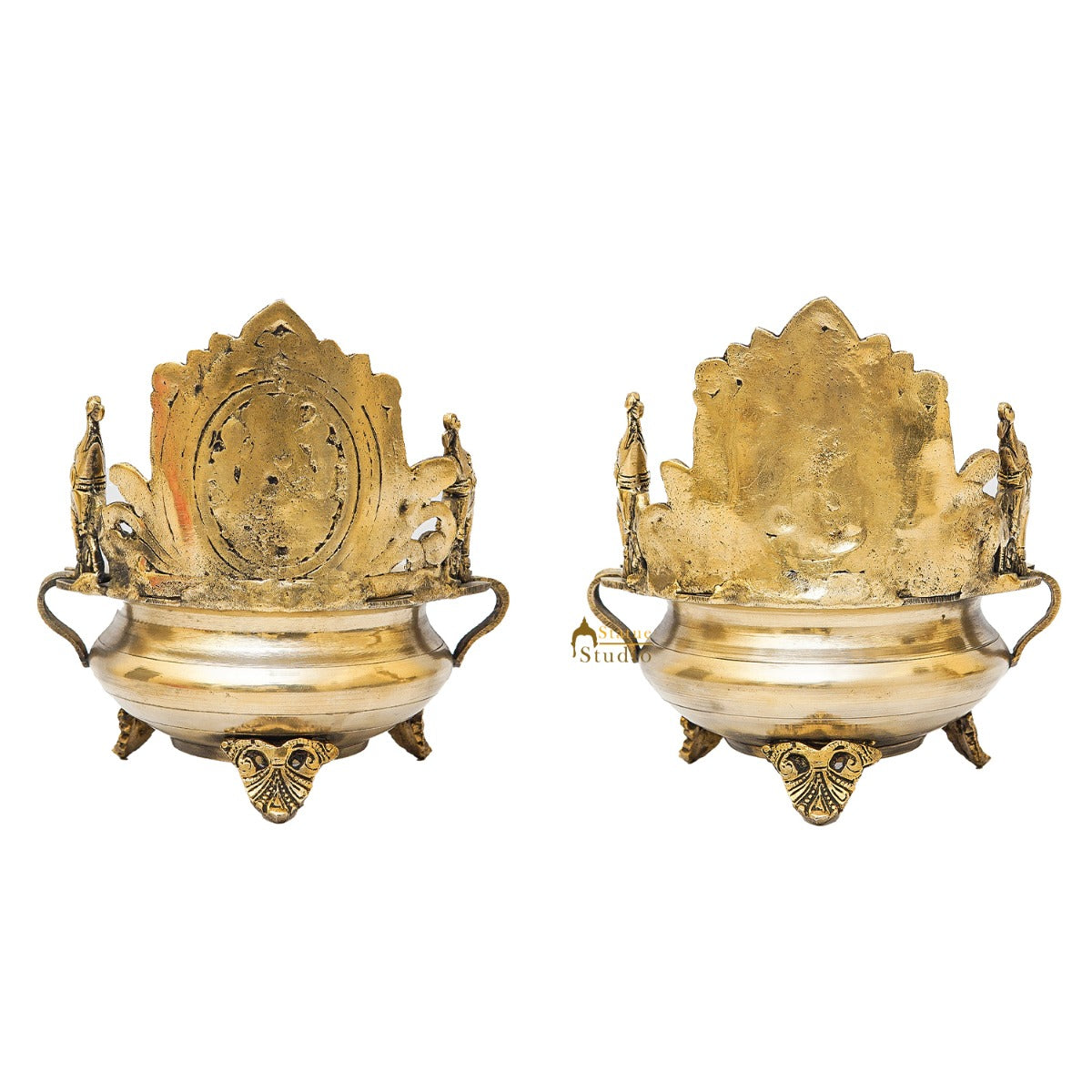 Brass Ganesha Lakshmi Urli Bowl For Home Diwali Decor Gifting Showpiece - Image 8