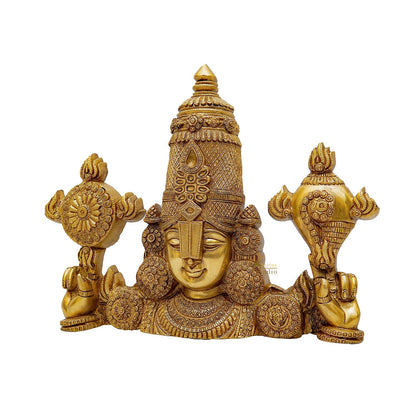 Brass Tirupati Balaji Face Wall Hanging 20 inches by vendor-unknown - Gifting (View 6)