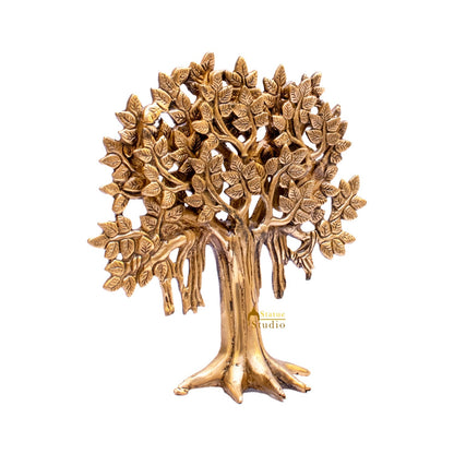 Brass Kalpavriksha Tree Decorative Showpiece For Home Room Table Decor 8" by vendor-unknown - Decor (View 3)