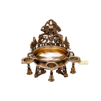 Brass Designer South Indian Urli For Home Garden Office Decor Gift 10" by vendor-unknown - Decor (View 6)