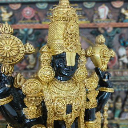 Brass Large Tirupati Balaji Statue Antique Religious Idol Decor 4 Feet by vendor-unknown - Gifting (View 7)