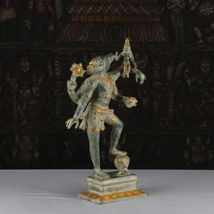 Brass Handicraft Antique Varaha Lakshmi Statue Religious Idol Decor 1.5 Feet by vendor-unknown - Hindu Gods (View 3)