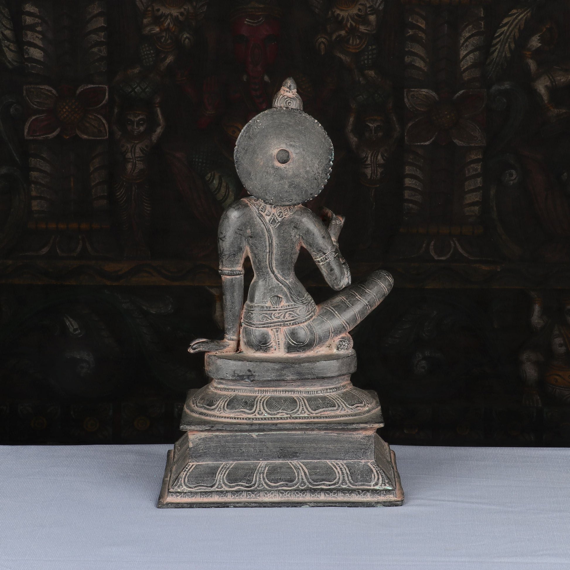 Brass Goddess Parvati Statue Idol Religious Antique Finished Home Temple Decor 1 Feet - Image 5