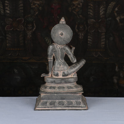 Brass Goddess Parvati Statue Idol Religious Antique Finished Home Temple Decor 1 Feet by vendor-unknown - Hindu Gods (View 5)