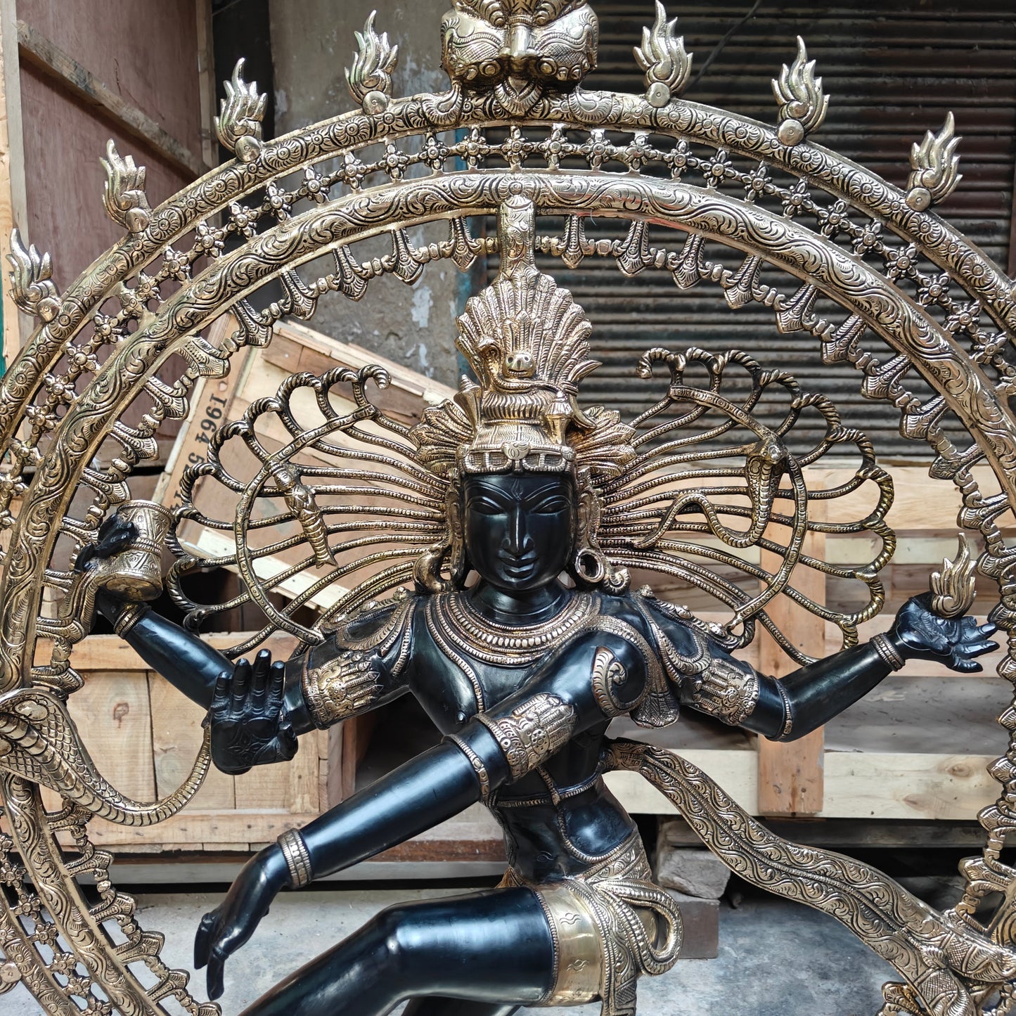 Brass Large Nataraja Statue Showpiece For Home Decor 4 Feet