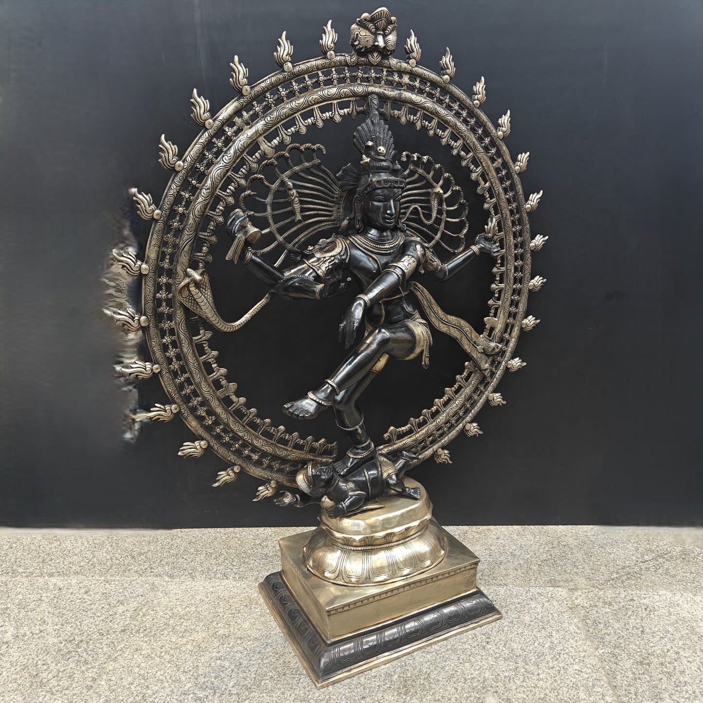 Brass Large Nataraja Statue Showpiece For Home Decor 4 Feet