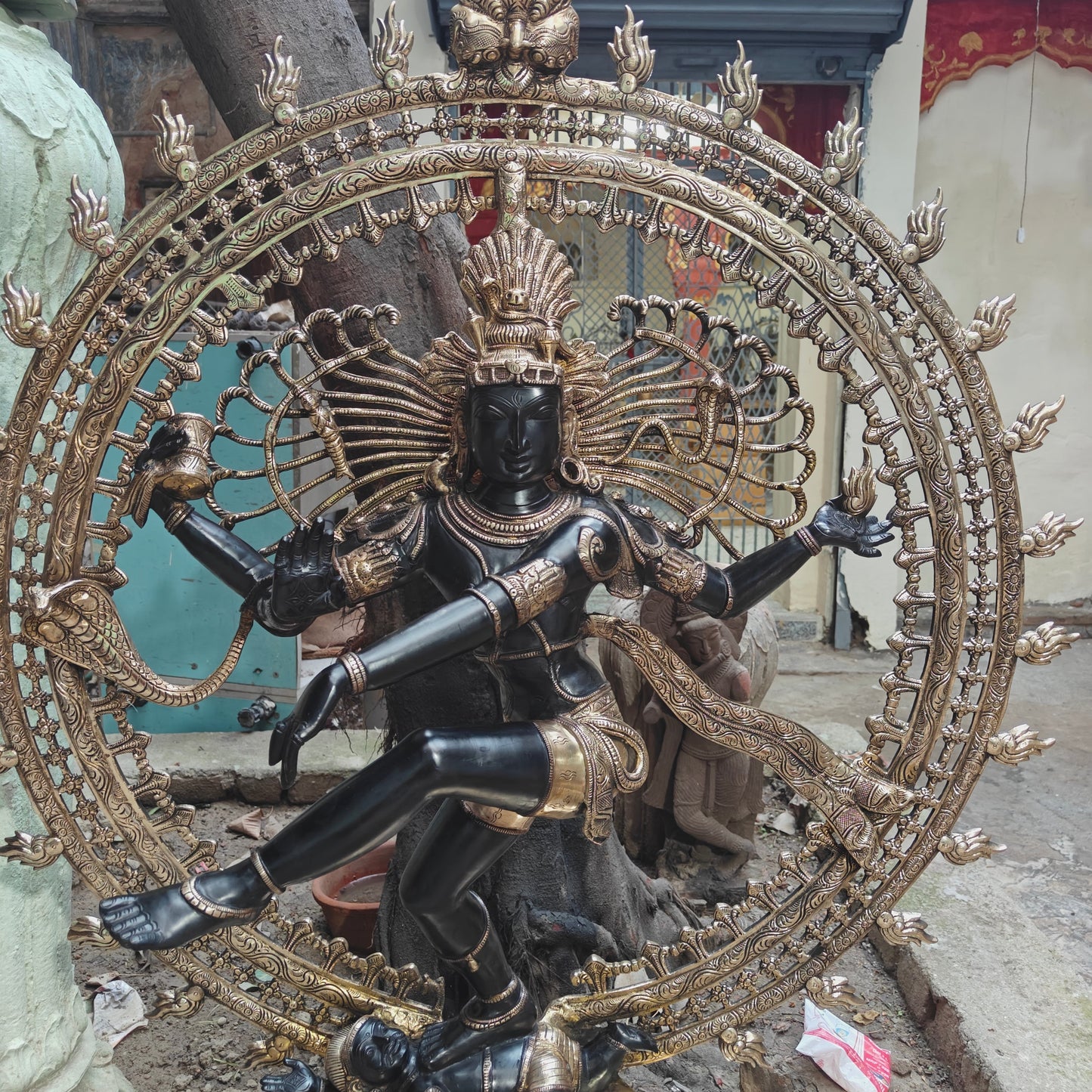 Brass Large Nataraja Statue Showpiece For Home Decor 4 Feet
