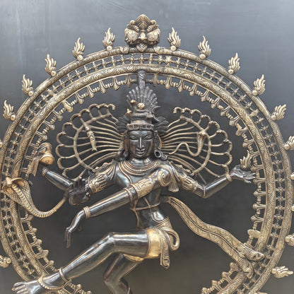 Brass Large Nataraja Statue Showpiece For Home Decor 4 Feet by vendor-unknown - Hindu Gods (View 6)