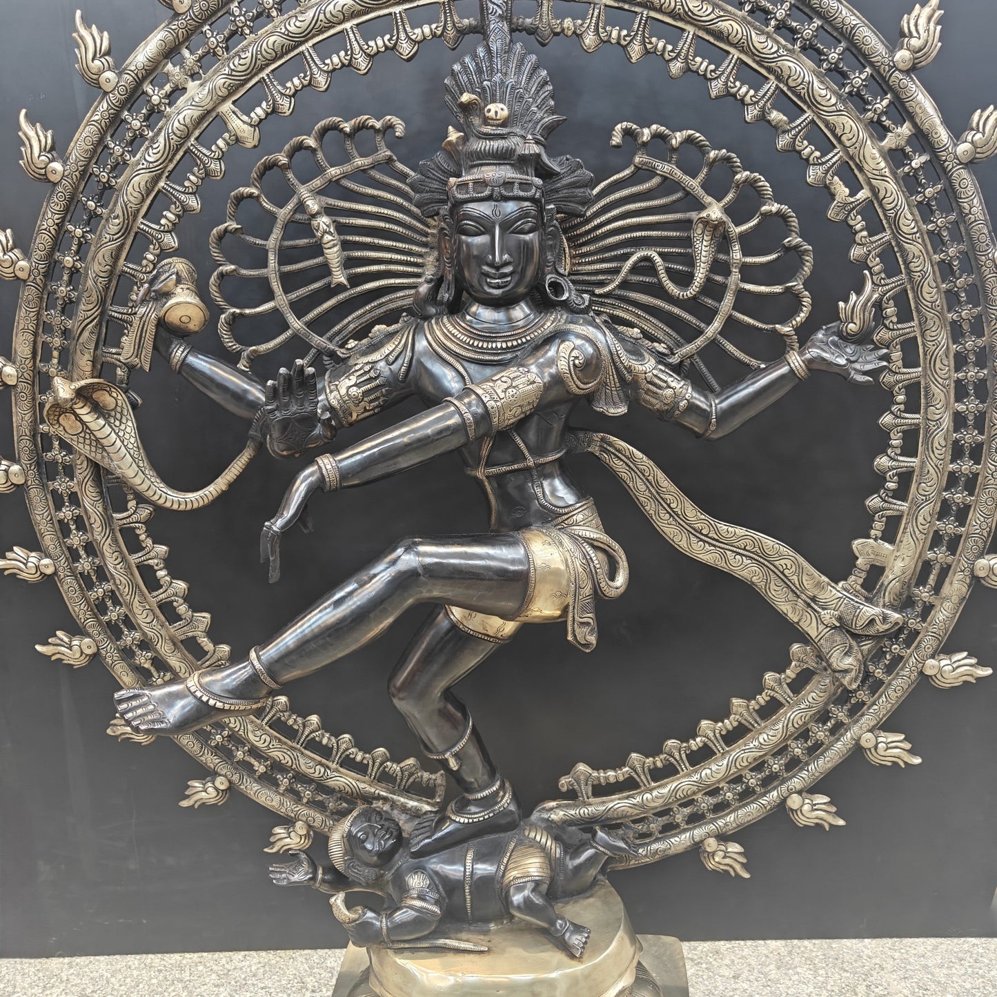 Brass Large Nataraja Statue Showpiece For Home Decor 4 Feet