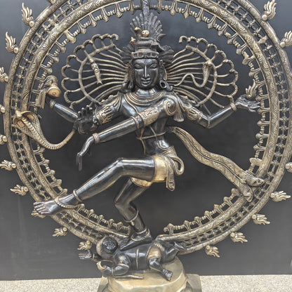 Brass Large Nataraja Statue Showpiece For Home Decor 4 Feet by vendor-unknown - Hindu Gods (View 7)