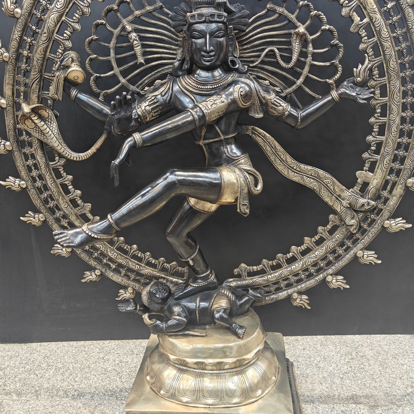 Brass Large Nataraja Statue Showpiece For Home Decor 4 Feet