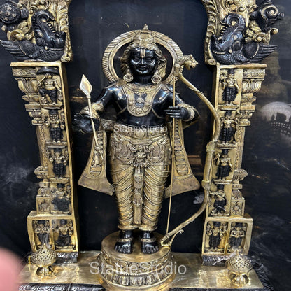 Brass Large Size Exclusive Rama Statue For Home Decor 7 Feet by vendor-unknown - Hindu Gods (View 16)