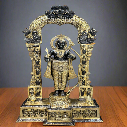 Brass Large Size Exclusive Rama Statue For Home Decor 7 Feet by vendor-unknown - Hindu Gods (View 4)