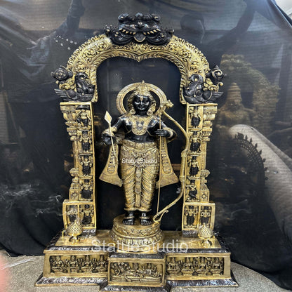 Brass Large Size Exclusive Rama Statue For Home Decor 7 Feet by vendor-unknown - Hindu Gods (View 15)