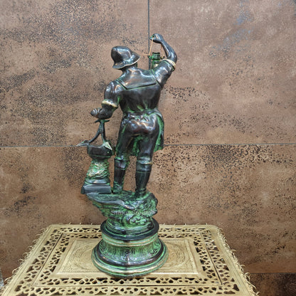 Brass Pirate Warrior Decor Showpiece With Lantern 27 inches by vendor-unknown - Decor (View 7)