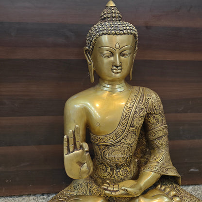 Brass Large Buddha Statue Antique Finish Showpiece 2 Feet by vendor-unknown - Buddha (View 6)