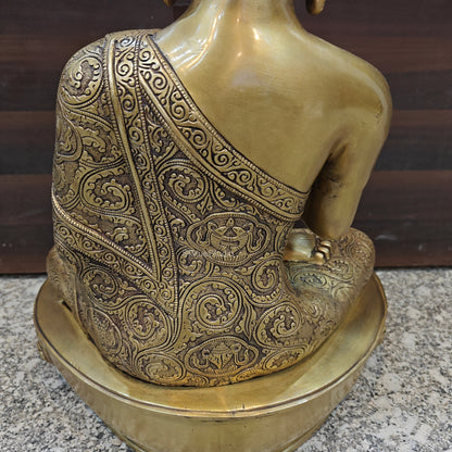 Brass Large Buddha Statue Antique Finish Showpiece 2 Feet by vendor-unknown - Buddha (View 10)