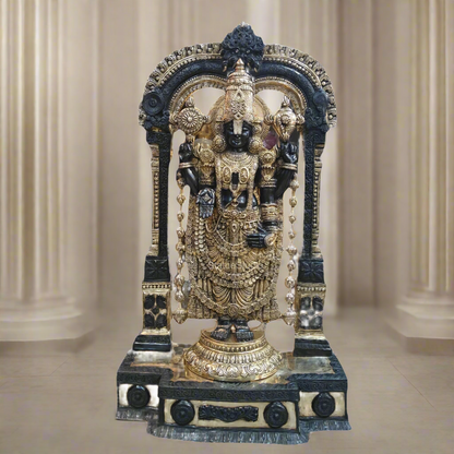 Brass Tirupathi Balaji Idol Large Size 5 Feet by vendor-unknown - Hindu Gods (View 18)