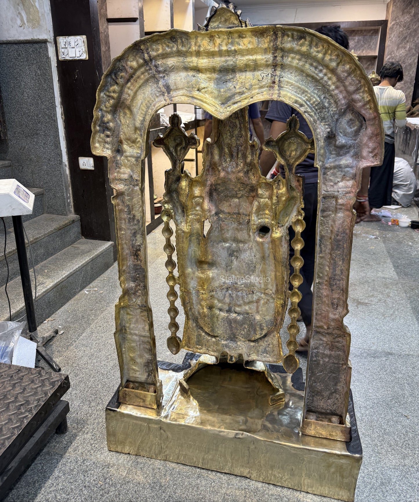 Brass Tirupathi Balaji Idol Large Size 5 Feet