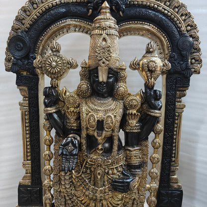 Brass Tirupathi Balaji Idol Large Size 5 Feet by vendor-unknown - Hindu Gods (View 14)