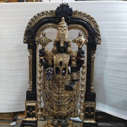 Brass Tirupathi Balaji Idol Large Size 5 Feet by vendor-unknown - Hindu Gods (View 10)