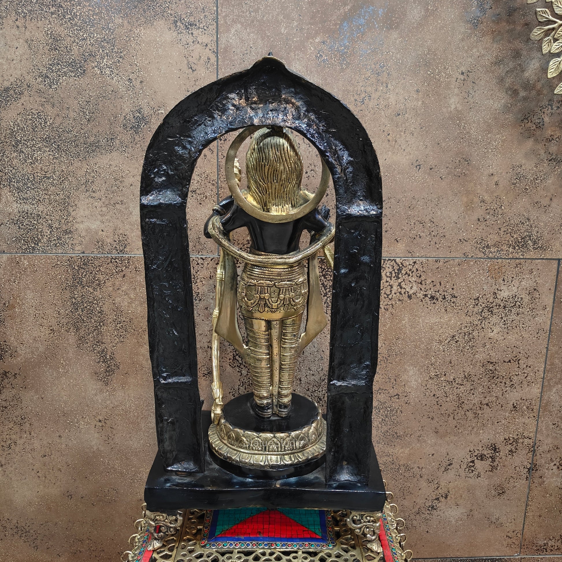 Brass Ram Lalla Statue Antique Finish 2 Feet - Image 11