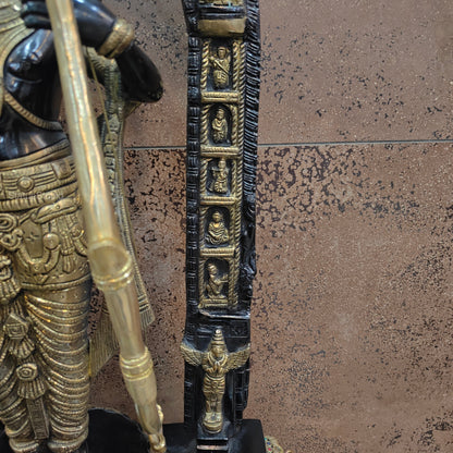 Brass Ram Lalla Statue Antique Finish 2 Feet by vendor-unknown - Hindu Gods (View 10)