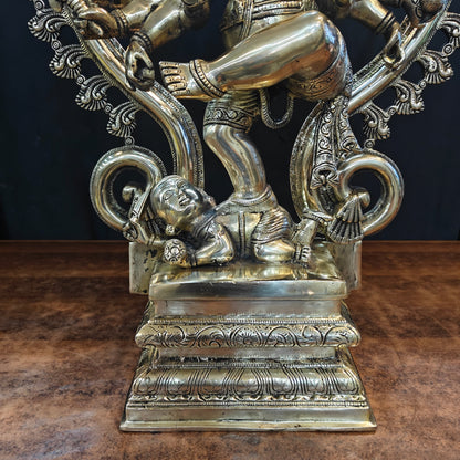 Brass Large Tandav Ganesha Statue 25 Inch by vendor-unknown - Hindu Gods (View 6)