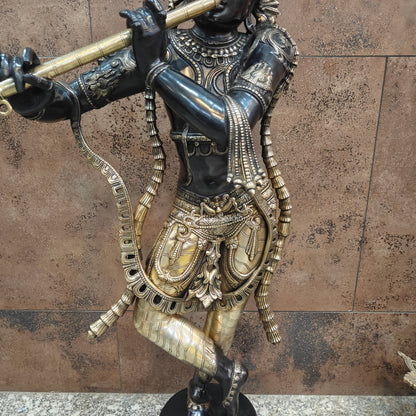Superfine Handcrafted Krishna Statue 45 Inches by vendor-unknown - Hindu Gods (View 6)