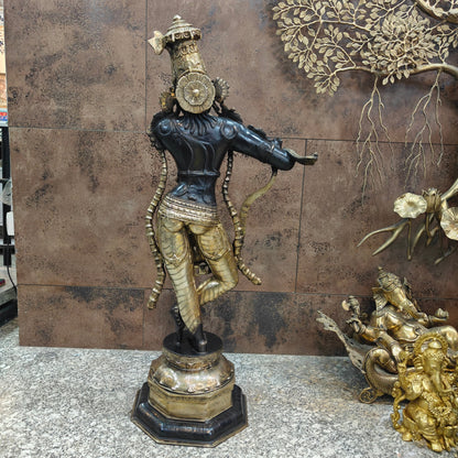 Superfine Handcrafted Krishna Statue 45 Inches by vendor-unknown - Hindu Gods (View 8)