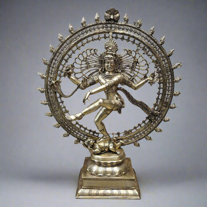 Brass Large Nataraja Statue For Home Decor 4 Feet by vendor-unknown - Hindu Gods (View 4)