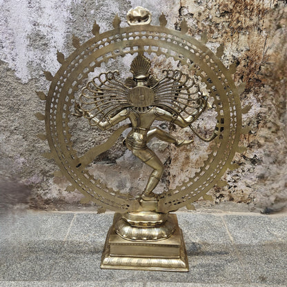 Brass Large Nataraja Statue For Home Decor 4 Feet by vendor-unknown - Hindu Gods (View 12)