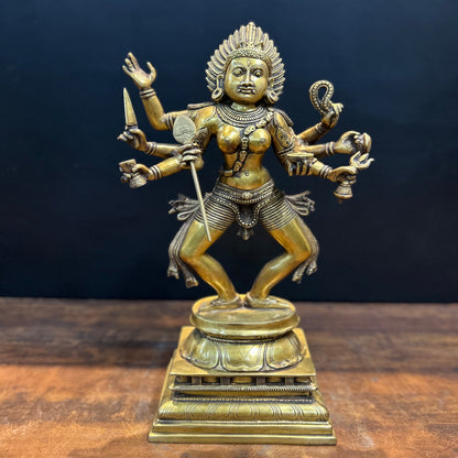 Brass Goddess Kali Mata Idol As Bhairavi 2 Feet by vendor-unknown - Hindu Gods