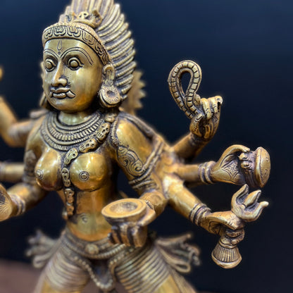 Brass Goddess Kali Mata Idol As Bhairavi 2 Feet by vendor-unknown - Hindu Gods (View 6)