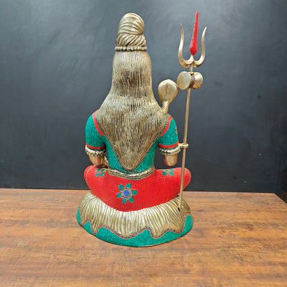 Brass Large Shiva Statue 3 Feet by vendor-unknown - Hindu Gods (View 10)