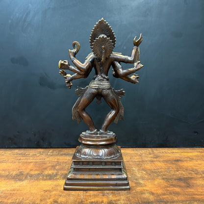 Brass Goddess Kali Mata Statue As Bhairavi Antique Finish 2 Feet by vendor-unknown - Hindu Gods (View 7)