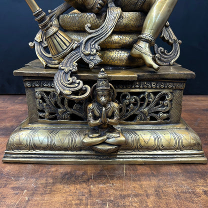 Brass Large Exclusive Vishnu Shri Hari Narayanan Idol 2.5 Feet by vendor-unknown - Hindu Gods (View 10)