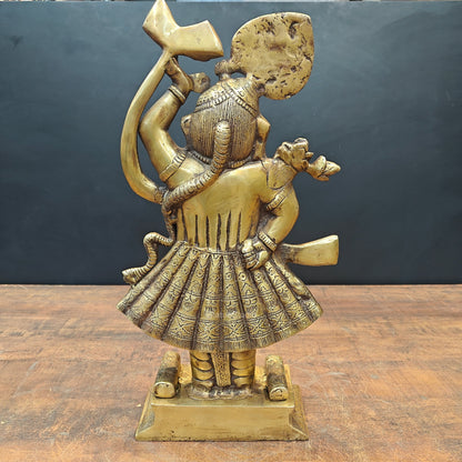 Brass Krishna As Shrinath ji Idol Antique Finish 1.5 Feet by vendor-unknown - Hindu Gods (View 8)