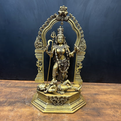 Brass Goddess Large Kali Statue 21 Inch by vendor-unknown - Hindu Gods (View 3)