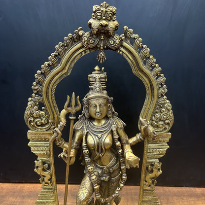 Brass Goddess Large Kali Statue 21 Inch by vendor-unknown - Hindu Gods (View 5)