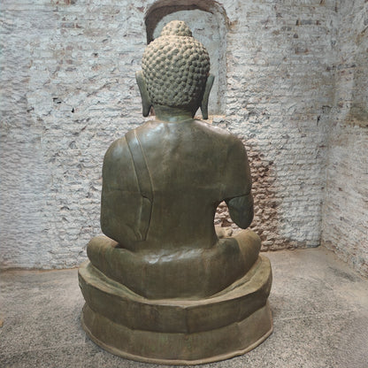 Brass Very Large Blessing Buddha Statue For Home Garden Decor 6 Feet by vendor-unknown - Buddha (View 11)